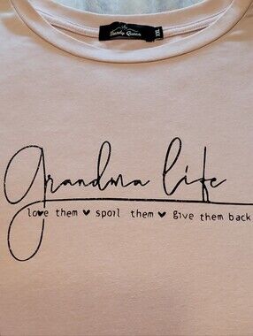 Grandma's Pink Oversized Tee